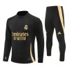 Real Madrid Training Sweatshirts Quarter-zip 2024-25 Schwarze Für Herren